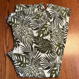 Tommy Bahama tropical print jeans